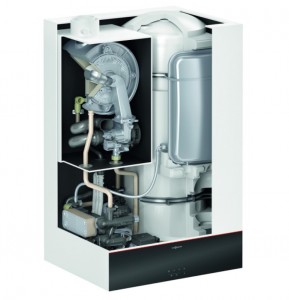 Centrala termica condensatie Viessmann Vitodens 111-W 32kw cu boiler 46 litri , model 2021