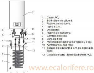 CENTRALA TERMICA ELECTRICA RAY 12KW